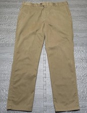 Charles Tyrwhitt Chino Pants Twill Slim Casual Dress Mens 36x30 Green Stretch