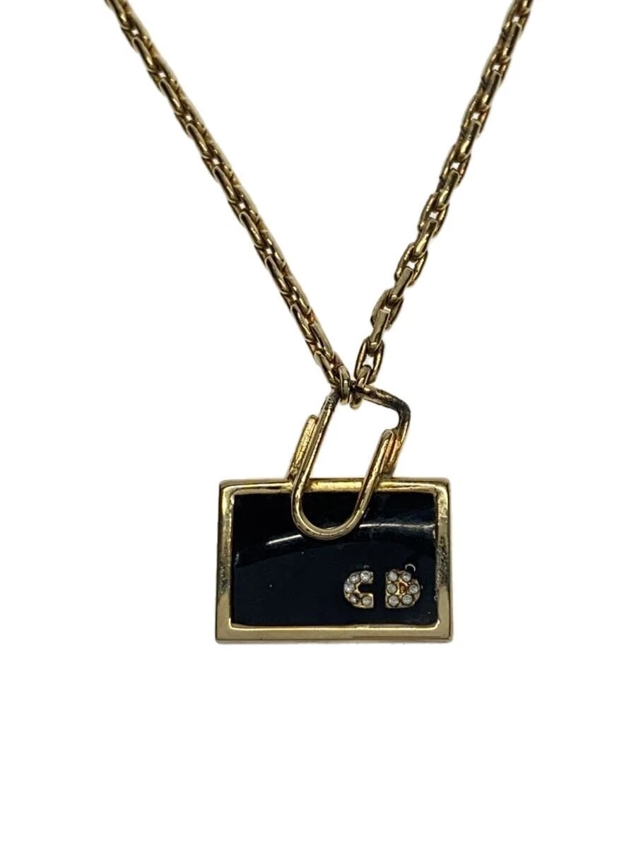 Collier Christian Dior Christian Dior    Haut pierre colorée GLD avec femme