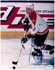 TERRY CARKNER Signed 8x10 Florida Panthers Photo JSA
