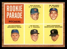 1962 TOPPS #592 JIM BOUTON YANKEES EX SET BREAK 551418 (KYCARDS)