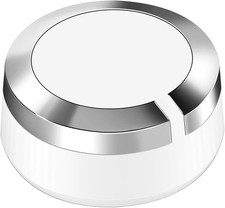 GE WE01X24552 Dryer Timer Knob - White/Chrome Large Knob - NEW