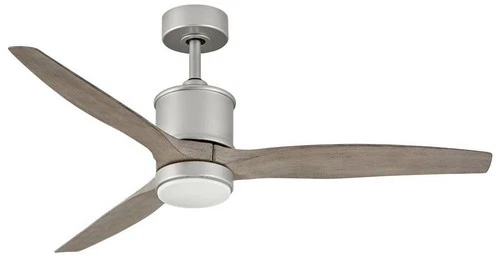 52" Hinkley Hover Brushed Nickel Wet-Rated LED Smart Ceiling Fan - Picture 2 of 10