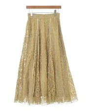 ebure Long/Maxi Length Skirts Beige 36 Approx. S 2200631203797