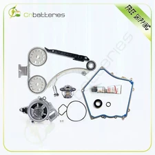 ✅Timing Chain Cover Gasket kit Water Pump + Thermostat For 2007-2009 Pontiac G5