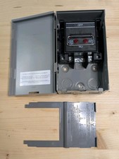 240V 60A Fused AC Disconnect Box,1 PHASE 3 WIRE Outdoor Waterproof Metal