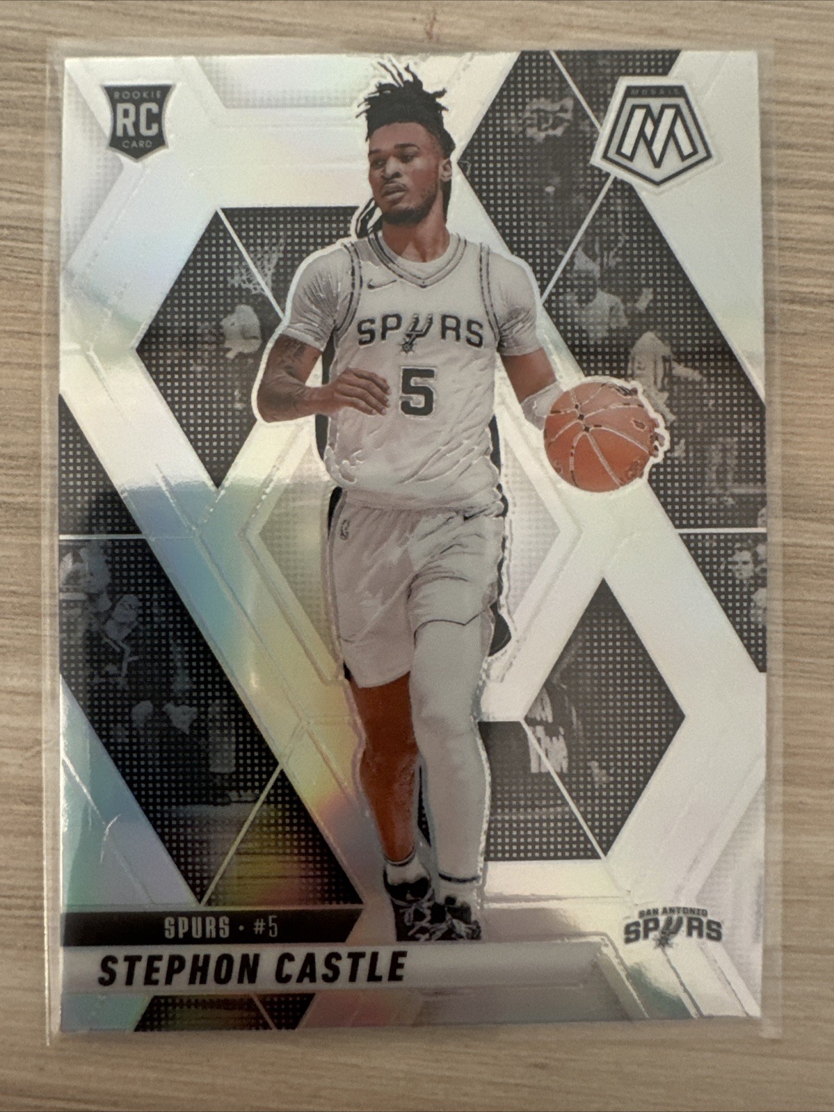 2024-25 Panini Mosaic - Rookies Stephon Castle #236 Silver Prizm (RC)