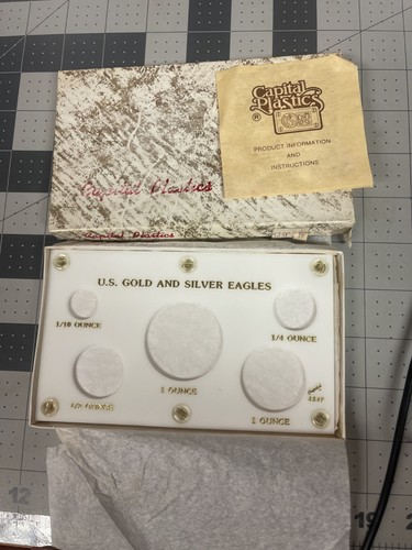 capital plastics holder us gold and silver eagles new in box 434F fast shipping