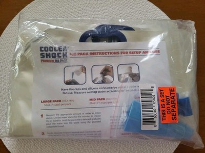 Cooler Shock Large Zero°F Cooler Freeze Packs - 3 Pieces