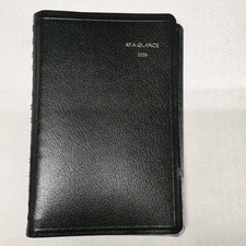2026 Appointment Book Planner, Daily, 5" X 8", Small, Hourly, Dayminder, Black