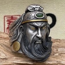 Guang Yu Ring Men's Thai Silver Adjustable Ring