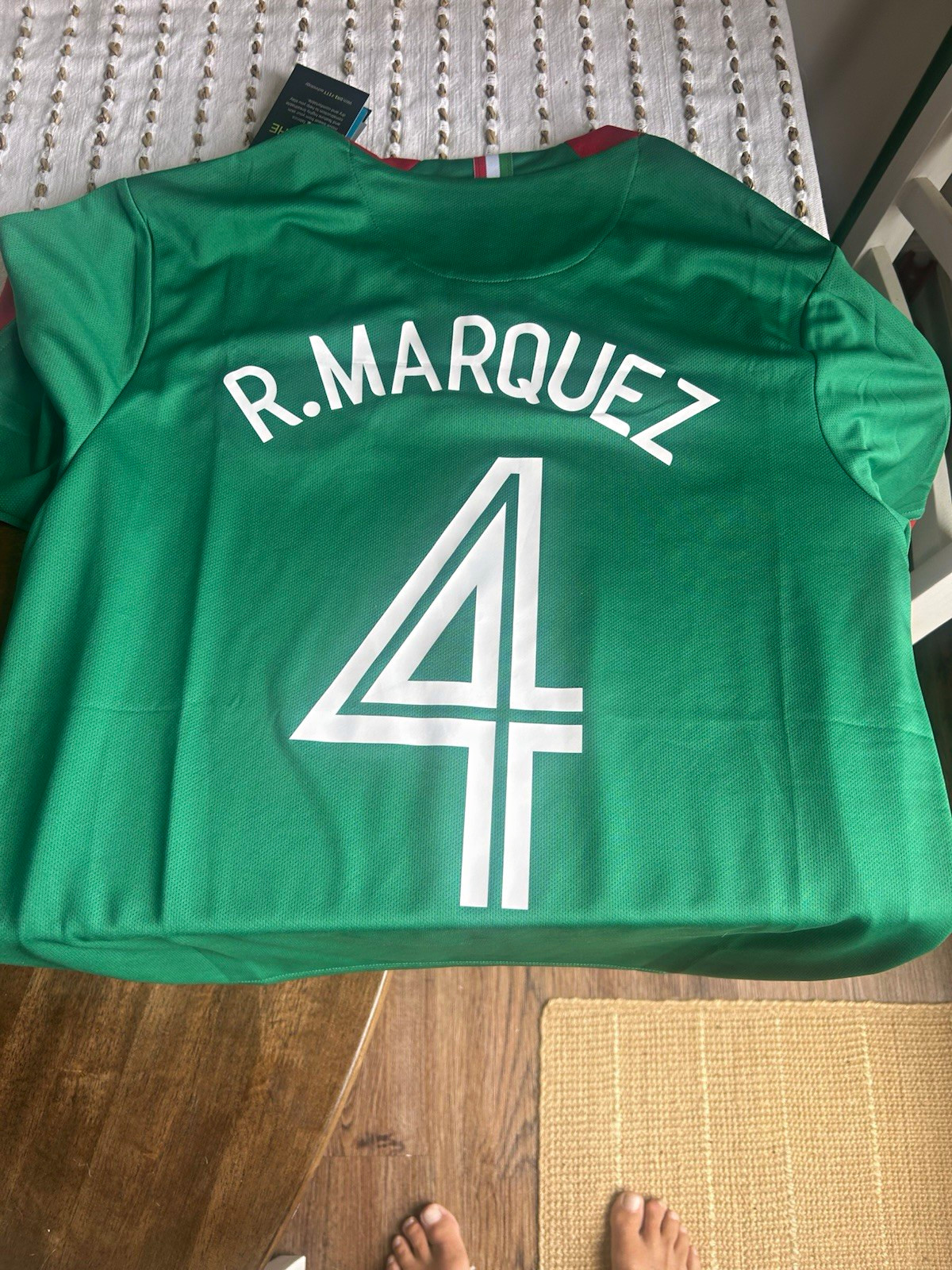 Nike Mexico R. Marquez #4 FIFA World Cup 2006 Soccer Jersey Men's M Green