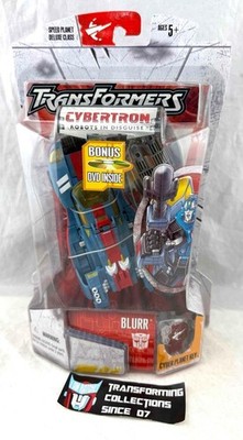 Transformers Cybertron RID Deluxe Class Blurr DVD Bonus MOSC