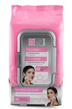 Cleansing Facial Towelettes Collagen 60 Count Pack 1 Pcs for Skin Care