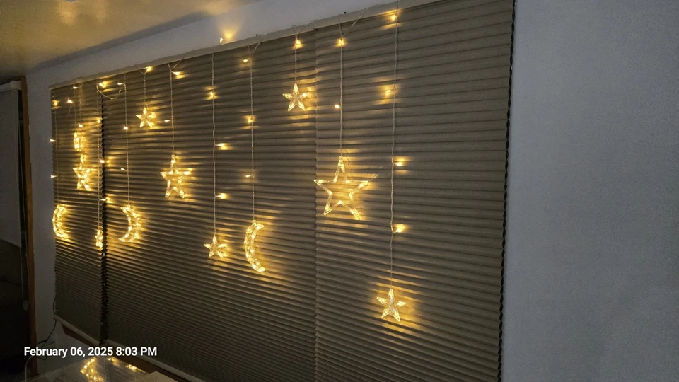 Decoración Ramadán, 4 Artículos, Luz de Mesa, Luz de Cortina, Luz de Personaje 2 MBC. Foto 3 de 4