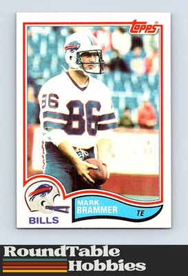 1982 Topps Buffalo Bills Mark Brammer #22