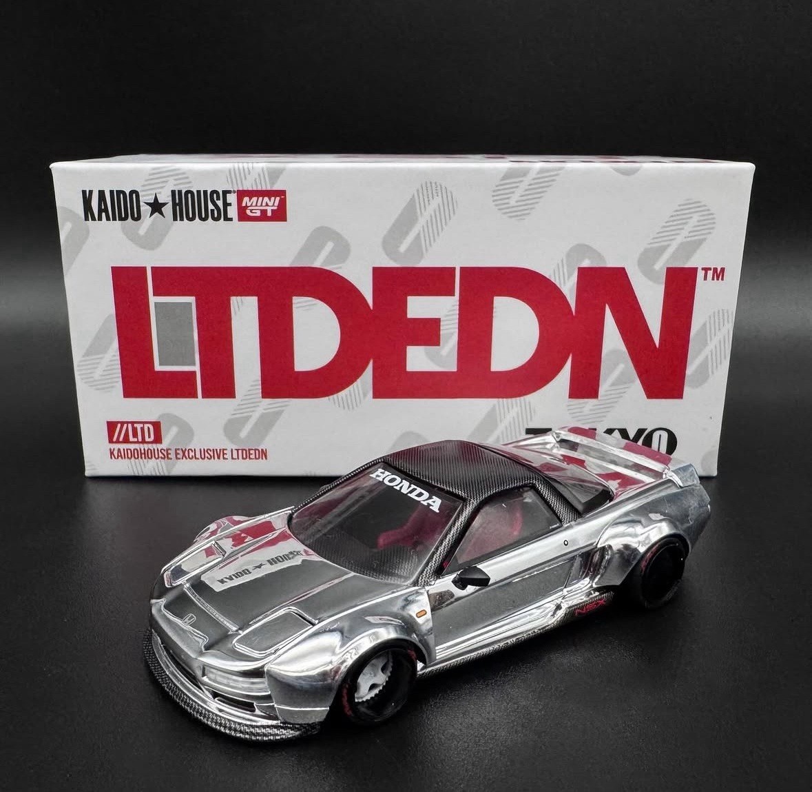 KAIDO HOUSE 街道ハウス NSX CROME ミニカー Kaido House Honda NSX Chrome Tokyo MAKUHARI Exclusive LTD