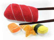 munchiecat Sushi Catnip Toy for Cats - USA Made, Engaging Rainbow