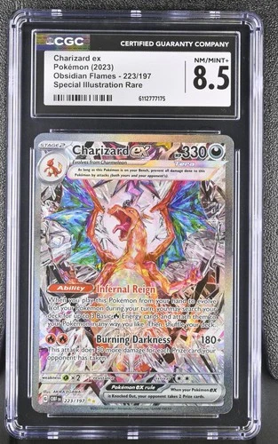 CGC 8.5 - Charizard ex #223 Pokemon Obsidian Flames