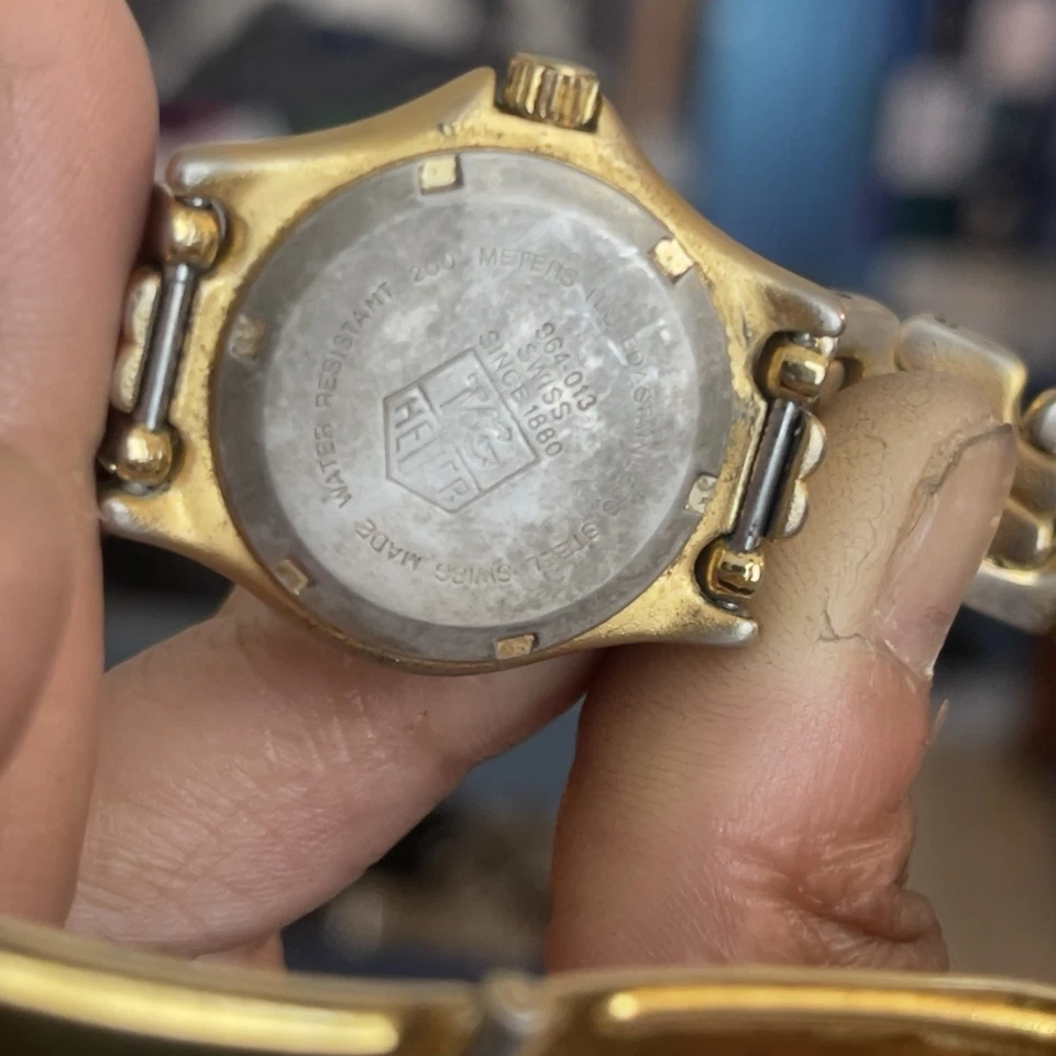 Tag Heuer Professional 200M WG-1120-K0 Patina Dial 2-Tone Men’s 38mm DiverWatch - Image 2 of 4