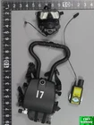 1:6 Scale DAM 78055 Marine Force Recon Diver - LAR-V MOD 2B REBREATHER w/ MASK