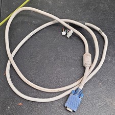 DB9 Male Serial Cable Splitter 1:2 to 4-pin  5-pin Connectors Beige