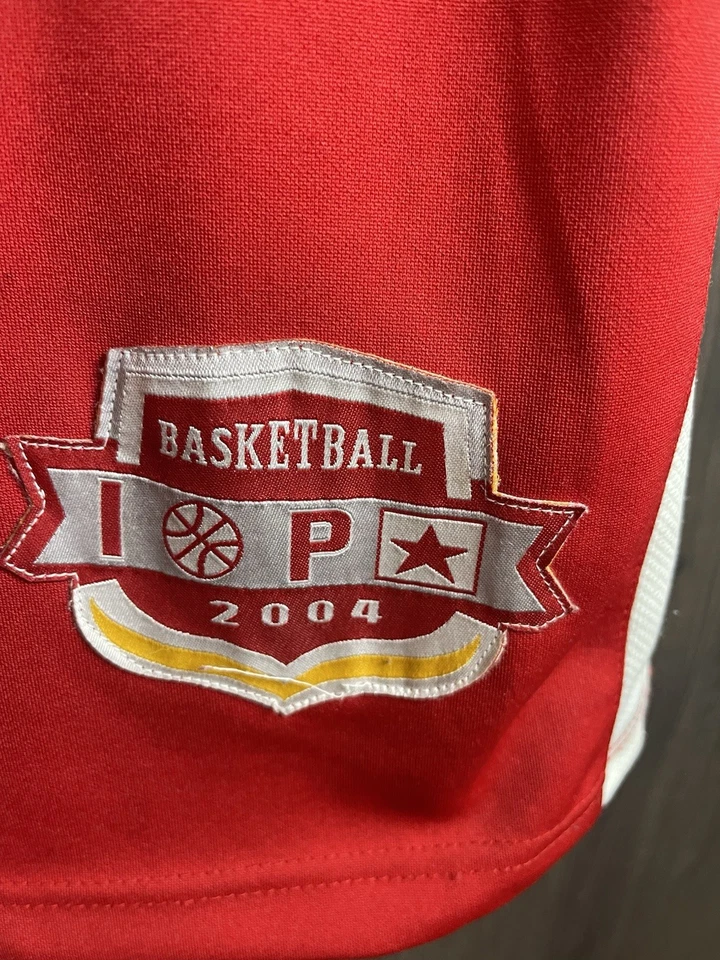 Vintage Ice Pole 2004 #23 Basketball Jersey Star Spangled Adult 2XL Red - Image 2 of 4