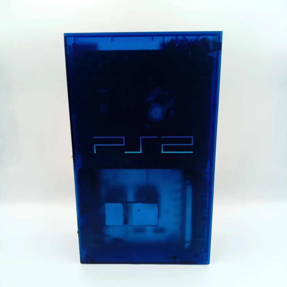 PS2 PlayStation 2 Console Ocean Blue SCPH-37000 Controller Japanese Tested - Image 2 of 4