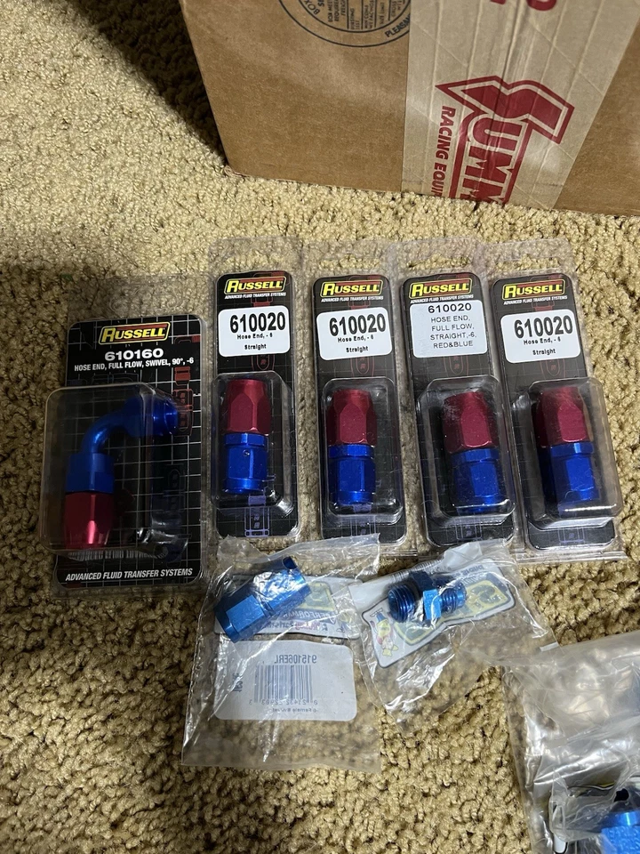 Accesorios de combustible Summit Racing, Russell,-10 y -6 AN línea de combustible de acero inoxidable Foto 4 de 4