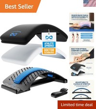 Lumbar Support Board Back Stretcher for Lower Pain Relief - Adjustable Spine ...