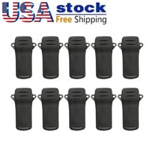 Confezione da 10 clip da cintura per radio MB-98 IC-V85 IC-V85E IC-M88 IC-F50 IC-F60 IC-R20