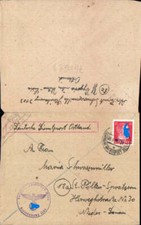 Feldpost Wygoda Wilna Lida Belarus Weissrussland Spratzern m. Inhalt Gleisbauzug