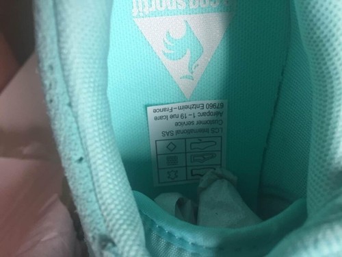 le Croq sportif aruba blue aqua green suede sneaker shoe OMEGA X summer flavour - Bild 4 von 7
