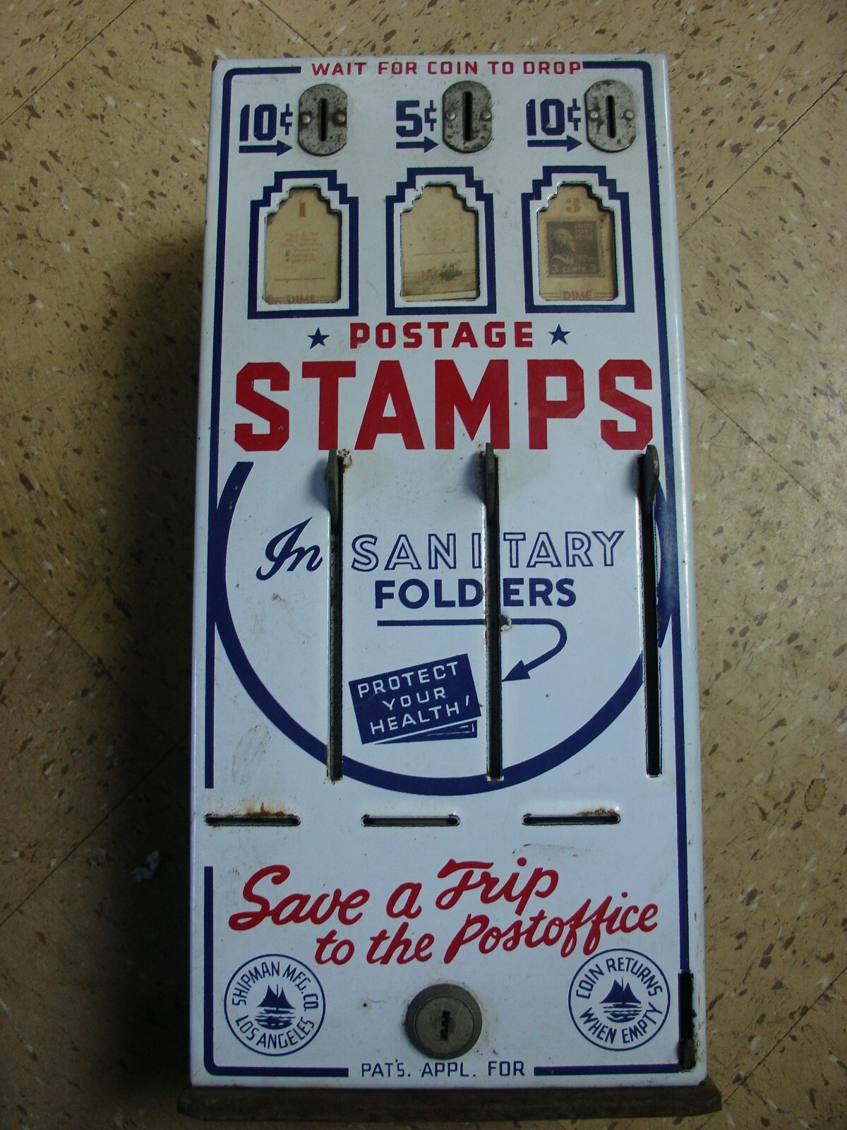 Vintage Stamp Machine eBay