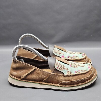 Ariat Crusier Womens Flats Size Brown Suede Cactus