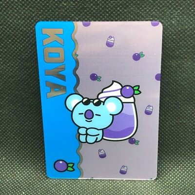 Koyo BT21 BTS plastic card Very Rare Bandai Japanese Japan F/S 001
