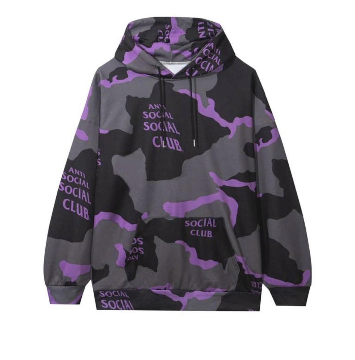 Purple Anti Social Social Club Cotton Candy Hoodie Anti Social