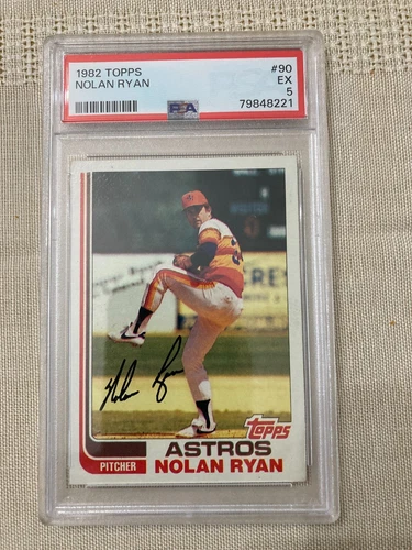 1982 Topps - #90 Nolan Ryan PSA graded 5