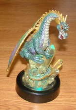 Heritage House Mystical Dragon's Collection FIRE & ICE, Color Changing Display