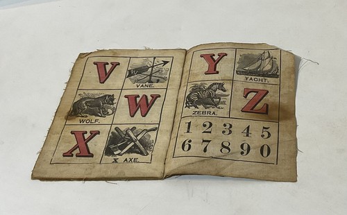 Vintage Little ABC Book Linen McLoughlin Bros New York - Picture 8 of 9
