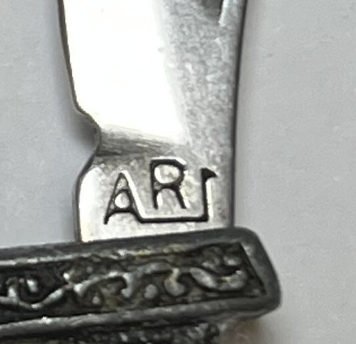ART Rare Vintage Antique Folding Blade Cannon Pocket Knife Pendant Keychain E - Picture 3 of 3