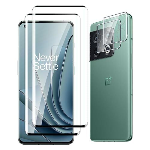 Fyqzio [2+2 pezzi Vetro Temperato Compatibile con OnePlus 10 Pro e (H6j)