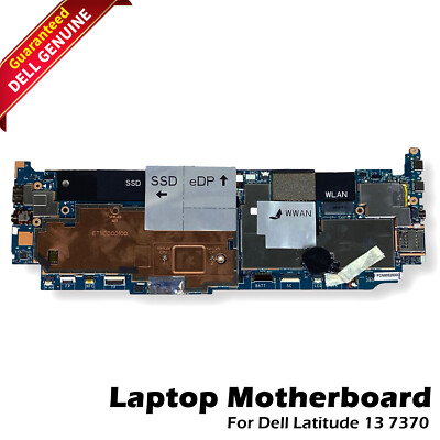 Genuine Dell Lat 13 7370 Intel Core M5-6Y57 1.1GHz 8GB LPDDR3 Motherboard 9RTYR