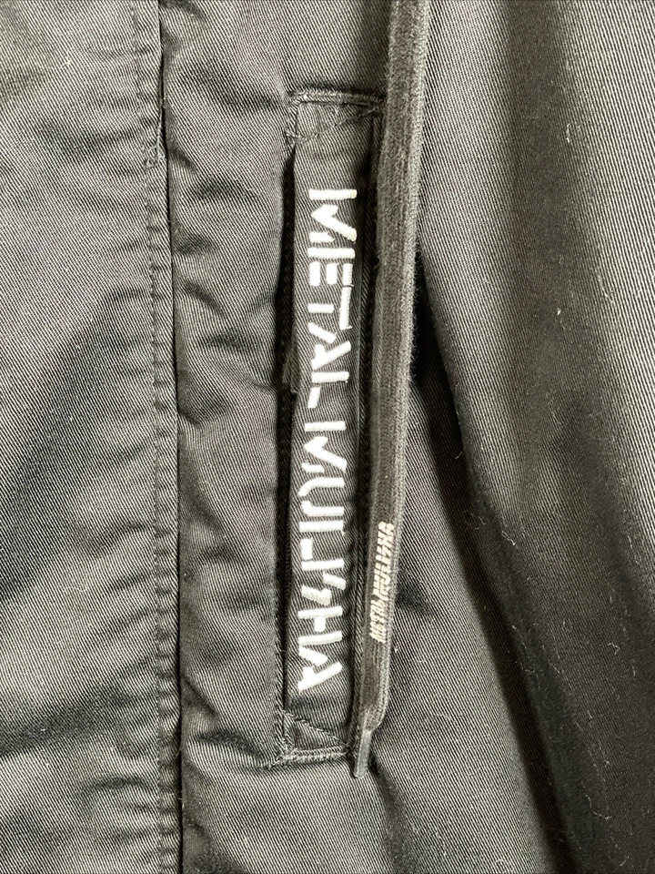 Abrigo con capucha Mulisha de metal para hombre XL negro cremallera completa abotonada calavera de metal Foto 3 de 4