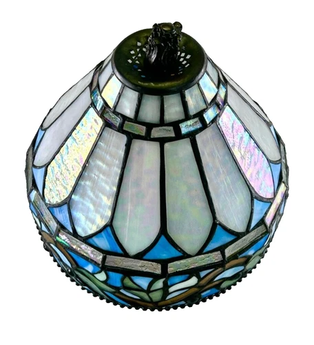 Vintage Tiffany Pendant Lights Mediterranean Baroque Stained Glass Hanging Lamp