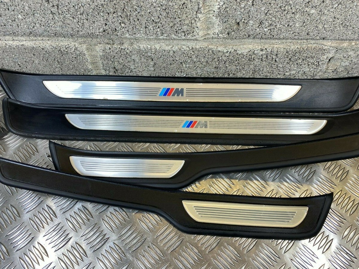 BMW E90 3 series M-Sport Inner Door Entry Sill Kick Trim Plates