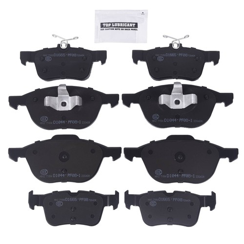 Front + Rear Disc Ceramic Brake Pads For 2017 2018 2019 Ford Escape ...