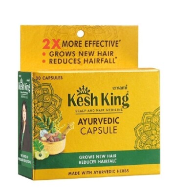 Kesh King Ayurvedic Capsules 30 Capsule FREESHIP WORLDWIDE For Hair Growth