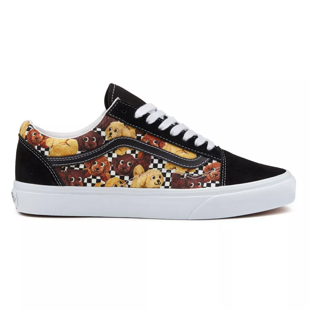 política Lingüística completar New Vans Old Skool Animal Checkerboard Tortoise Shell/Black Sneakers 2022 |  eBay