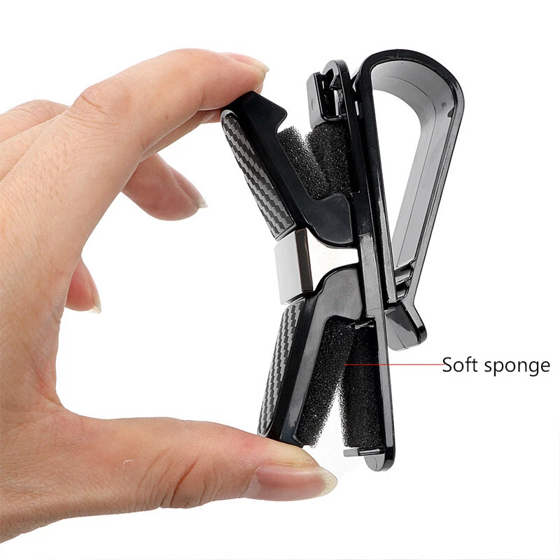 Soportes para gafas de sol de coche para coche gafas de sol montaje con clip para tarjeta Foto 2 de 4