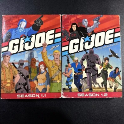 G.I. Joe Season 1.1 and 1.2 DVD Shout Factory TV Animated Series